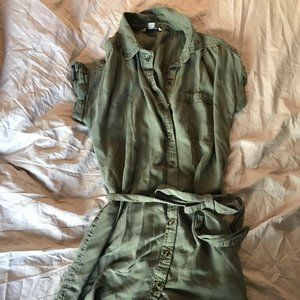 American Eagle Casual Green Dress